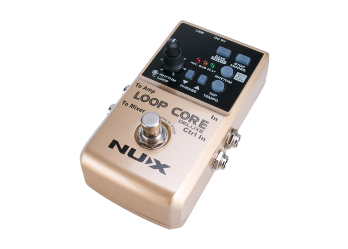 Фото Педаль эффектов + ножной переключатель Nux Cherub Loop-Core-Deluxe-Bundle