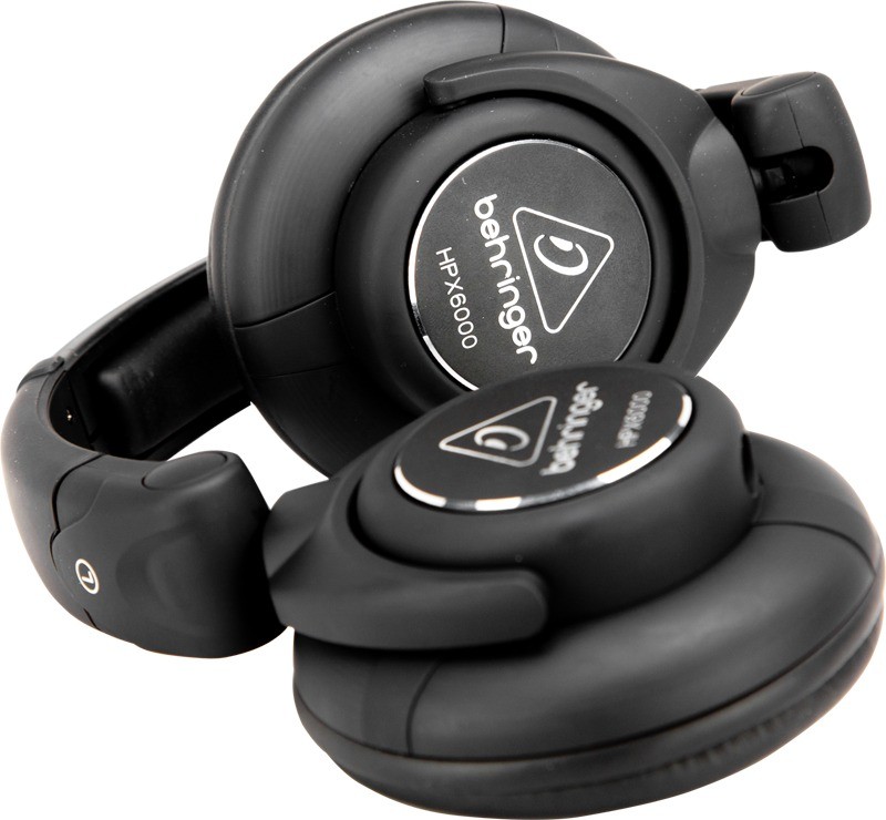 Фото BEHRINGER HPX6000 закрытые динамические наушники, накладные амбюшуры supra-aural, 24 Ома.