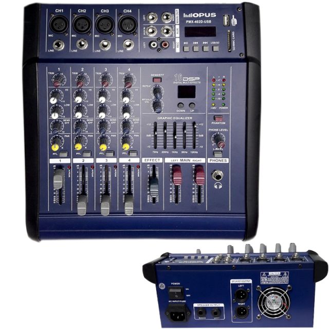 Фото Активный микшерный пульт Opus PMX 402