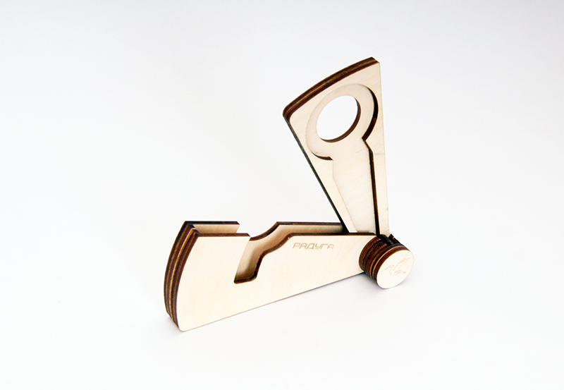 Фото Мастерская Глазырина HV9 Чехол деревянный для варгана Радуга