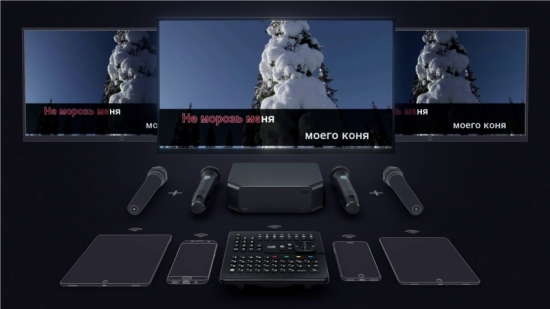 Фото Комплект караоке AST Black Eight Pro