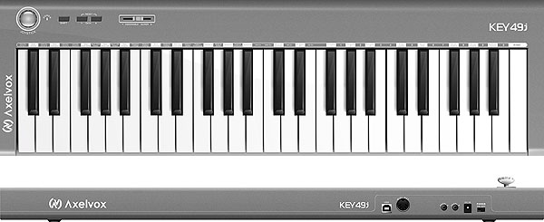 Фото MIDI-клавиатура Axelvox KEY49j Grey