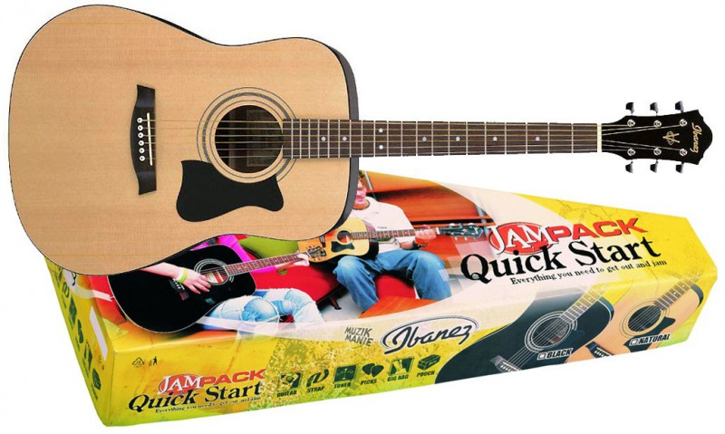 Фото Гитарный набор IBANEZ V50NJP NATURAL