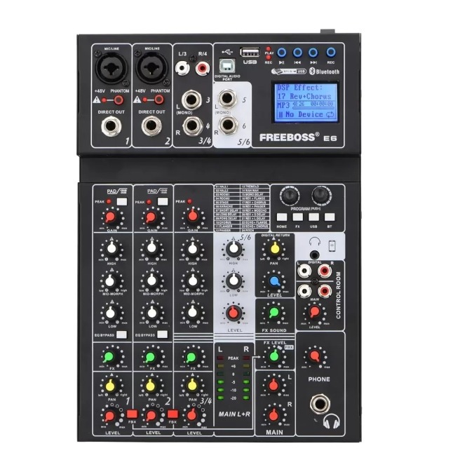 Фото Микшерный пульт Freeboss E6