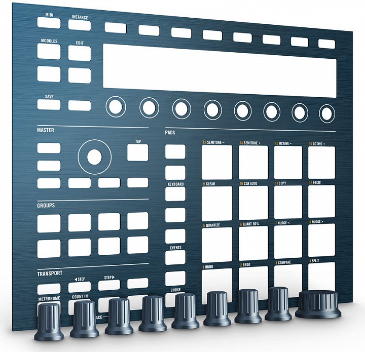 Фото Native Instruments Maschine Mk2 Custom Kit Steel Blue