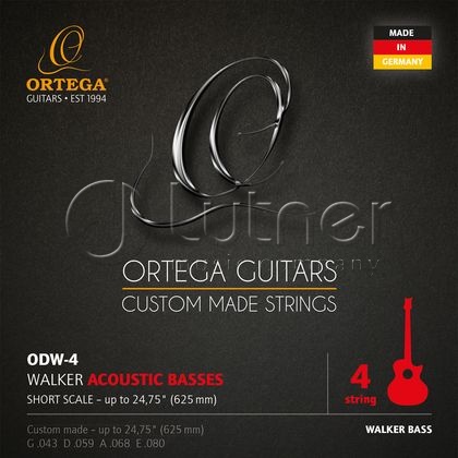 Фото Комплект струн Ortega ODW-4 D-Walker для акустической бас-гитары