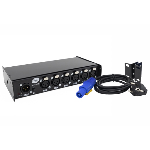 Фото Сплиттер DMX Siberian Lighting SL-SDX6C splitDMX X6