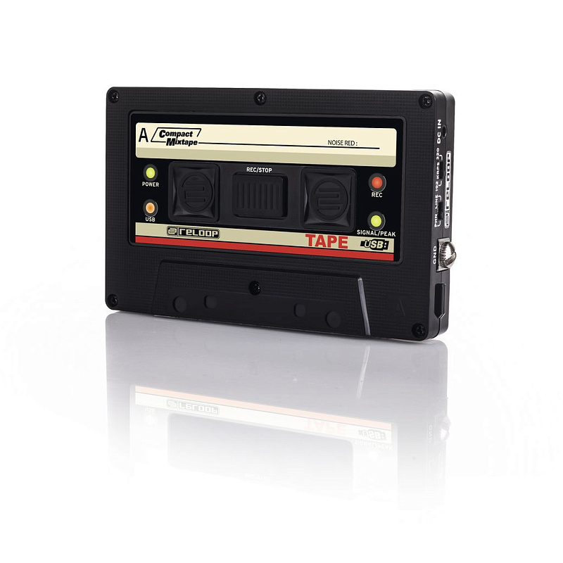 Фото Reloop Tape  компактный интерфейс для записи MP-3 на USB-накопитель в виде Компакт-кассеты