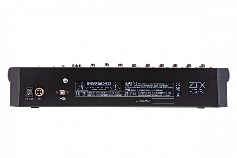 Фото Микшерный пульт ZTX audio Pro 6.3Fx