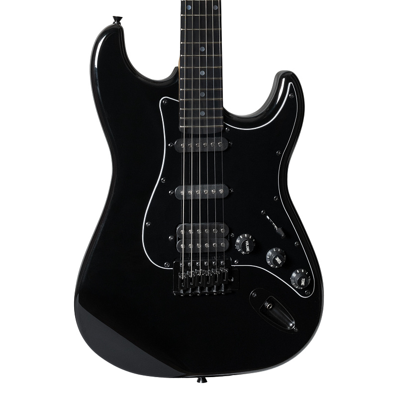Фото Электрогитара ROCKDALE Stars Black Limited Edition HSS BK