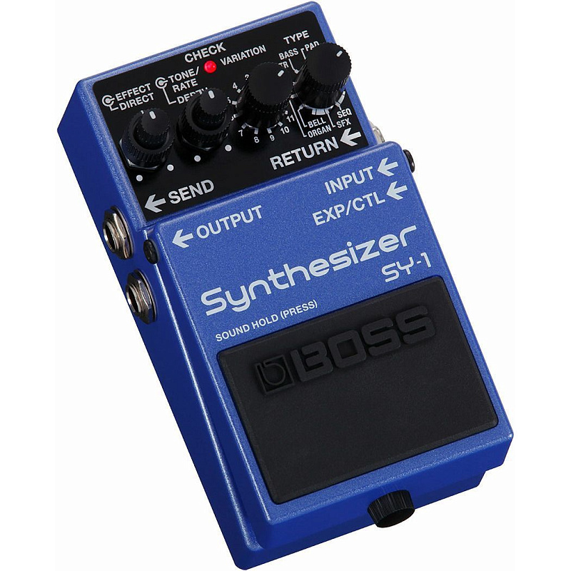 Фото Полифонический синтез гитарных тембров Boss SY-1 SYNTHESIZER Sound Tryout