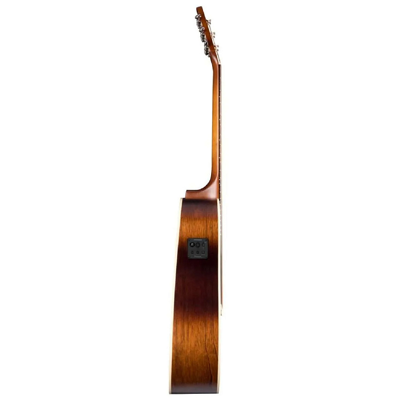 Фото Электроакустическая гитара Seagull S6 Original Burnt Umber Presys II Dreadnought, цвет санбёрс