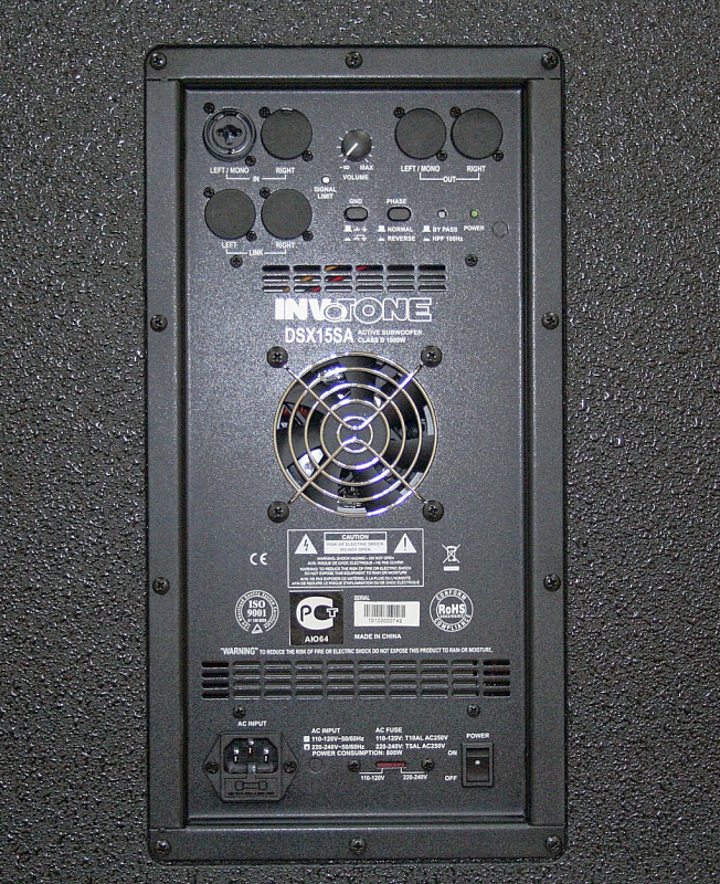 Фото Активный сабвуфер Invotone DSX15SA