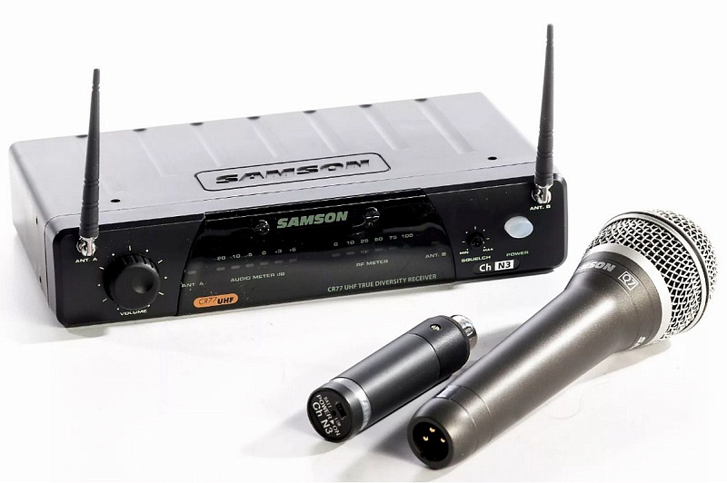 Фото Ручная микрофонная радиосистема с микрофоном Samson AIRLINE 77 AX1+CR77 Series Q7 ch #E4
