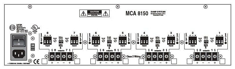 Фото Трансляционный усилитель Biamp MCA 8150