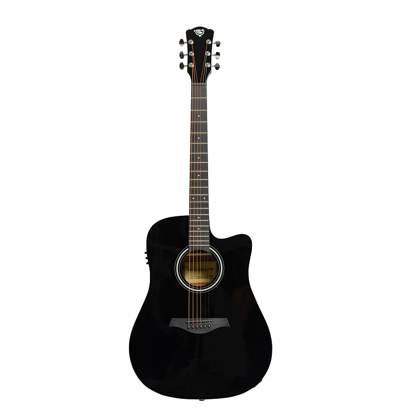 Фото Электроакустическая гитара ROCKDALE Aurora D3 C BK E Gloss