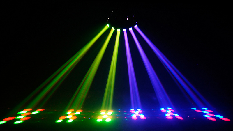 Фото CHAUVET Derby X Светодиодный многолучевой проекционный эффект.