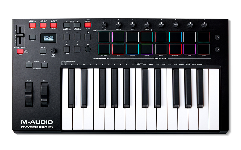 Фото MIDI-клавиатура M-Audio Oxygen Pro 25