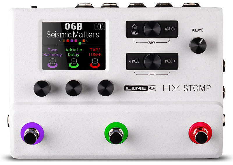Фото LINE 6 HX STOMP LIMITED EDITION CRYSTAL WHITE