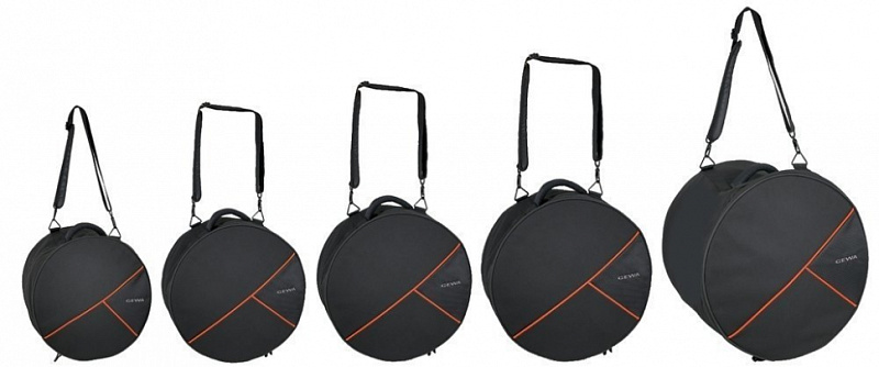 Фото Комплект чехлов для барабанов GEWA Premium Gigbag For DrummSet 20x18, 10x9, 12x10, 14x14, 14x6,5