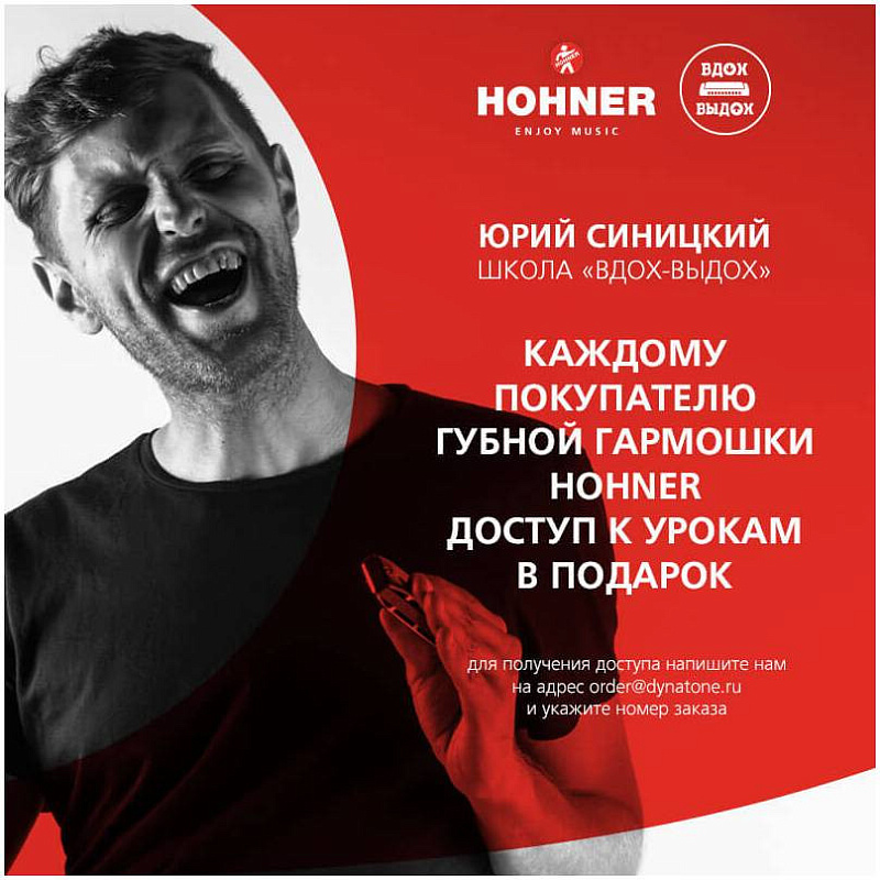 Фото HOHNER Blues Harp 532/20 MS A - Губная гармоника диатоническая Хонер