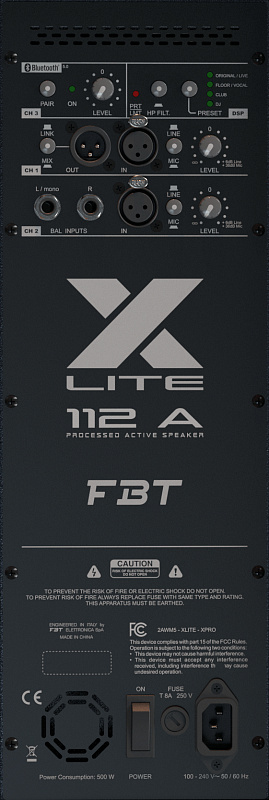 Фото Активная акустическая система FBT X-LITE 112A