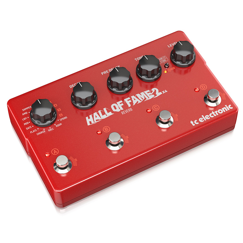 Фото Педаль эффекта TC ELECTRONIC HALL OF FAME 2 X4 REVERB