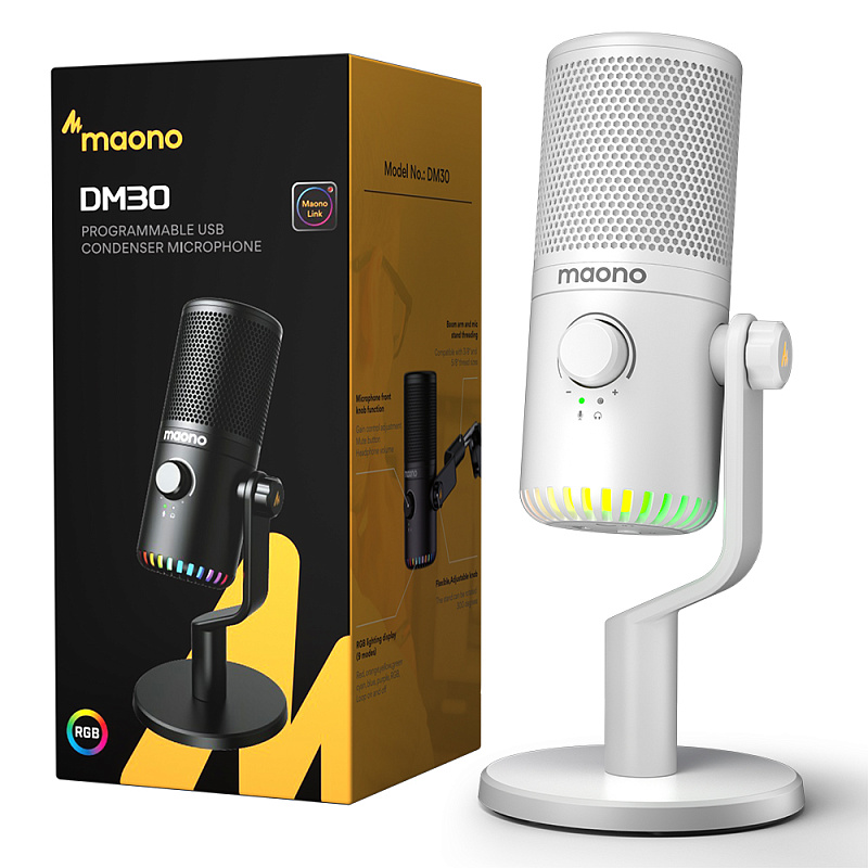 Фото Микрофон Maono DM30 (white)
