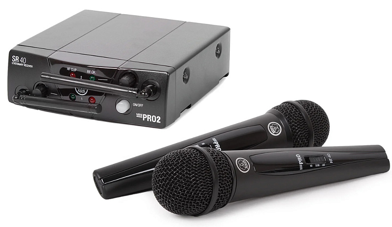 Фото AKG WMS40 Mini2 Vocal Set US25AC (537.5/539.3)